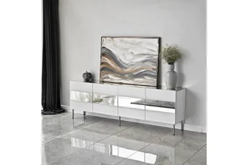Arioch Tv-bänk 180 cm - Silver - Möbler - Vardagsrum - Tv-möbler & mediamöbler - Tv-bänkar