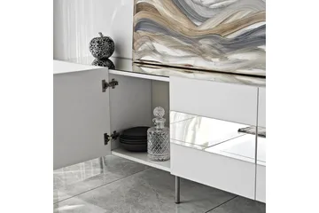 Arioch Tv-bänk 180 cm - Silver - Möbler - Vardagsrum - Tv-möbler & mediamöbler - Tv-bänkar