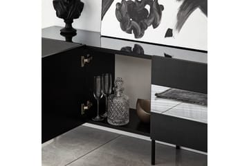 Arioch Tv-bänk 180 cm - Svart - Möbler - Vardagsrum - Tv-möbler & mediamöbler - Tv-bänkar