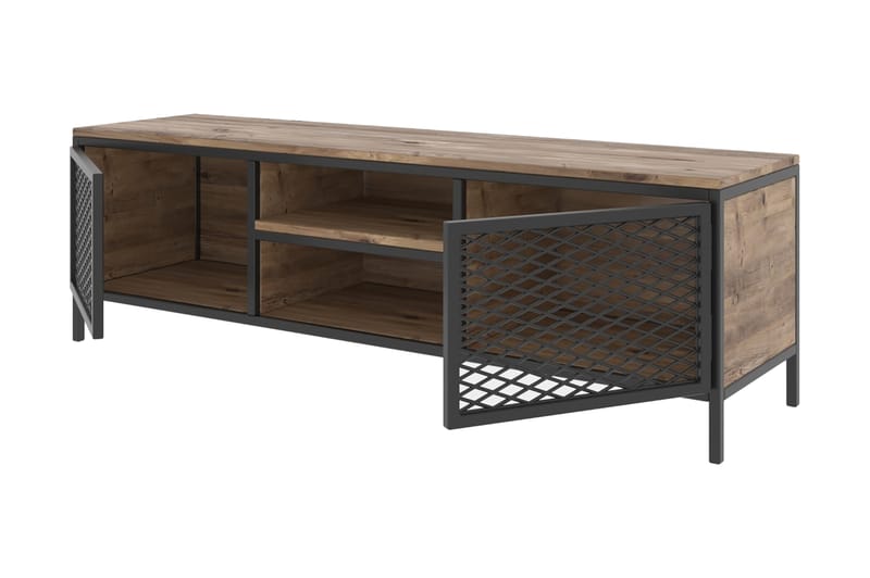 ARKFELD TV-Bänk 150 cm Ek/Svart - Möbler - Vardagsrum - Tv-möbler & mediamöbler - Tv-bänkar