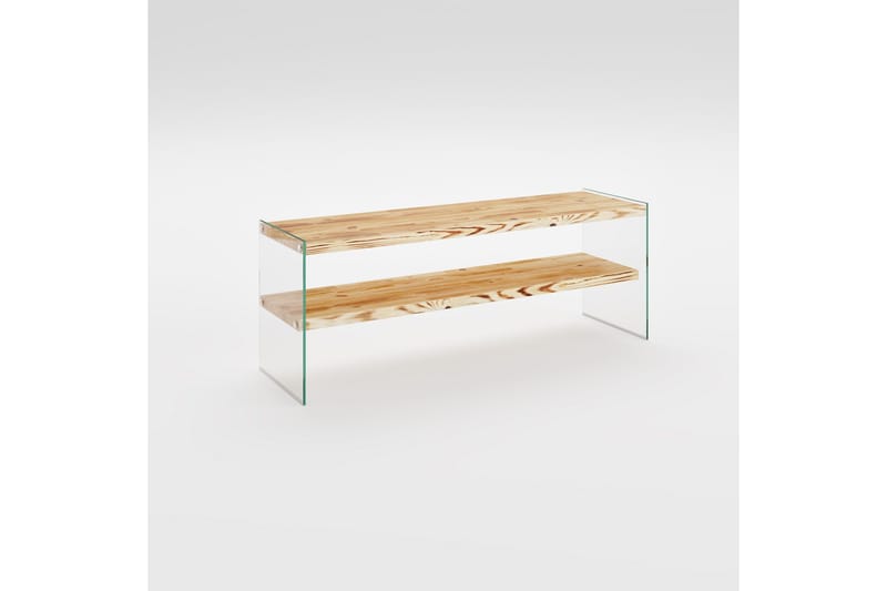 Assanisa Tv-bänk 120 cm - Natur/Svart - Möbler - Vardagsrum - Tv-möbler & mediamöbler - Tv-bänkar