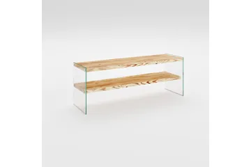 Assanisa Tv-bänk 120 cm - Natur/Svart - Möbler - Vardagsrum - Tv-möbler & mediamöbler - Tv-bänkar