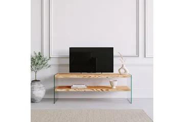 Assanisa Tv-bänk 120 cm - Natur/Svart - Möbler - Vardagsrum - Tv-möbler & mediamöbler - Tv-bänkar