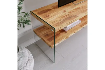Assanisa Tv-bänk 120 cm - Natur/Svart - Möbler - Vardagsrum - Tv-möbler & mediamöbler - Tv-bänkar