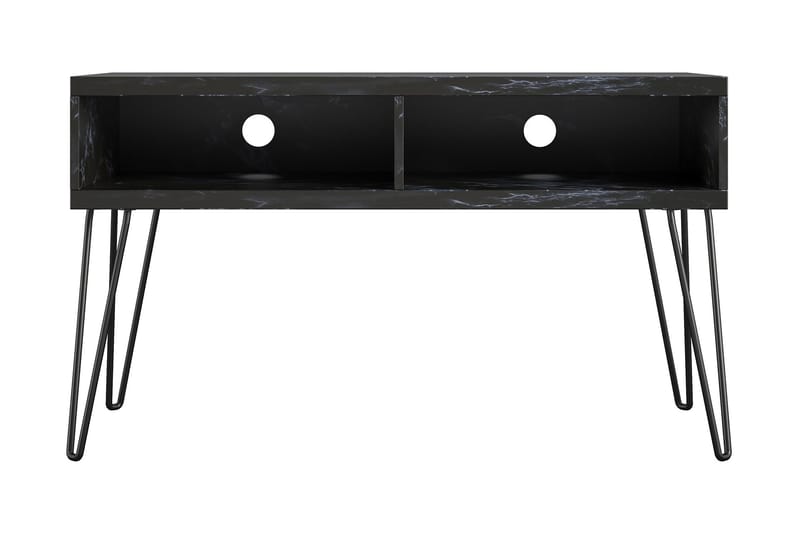 Athena Tv-bänk 107x50 cm Svart/Marmormönster - Novogratz - Möbler - Vardagsrum - Tv-möbler & mediamöbler - Tv-bänkar