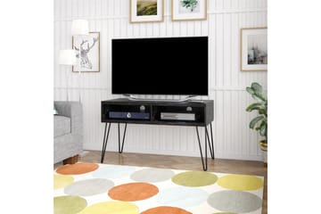 Athena Tv-bänk 107x50 cm Svart/Marmormönster - Novogratz - Möbler - Vardagsrum - Tv-möbler & mediamöbler - Tv-bänkar