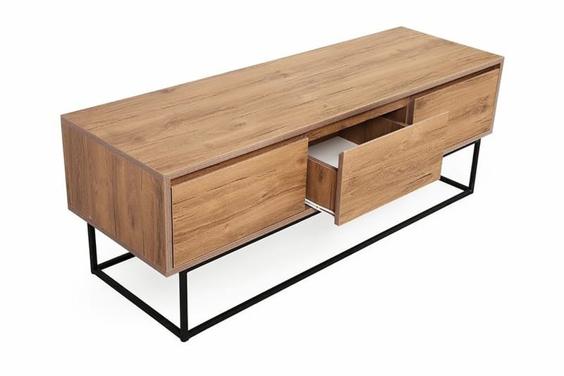 AUKEA TV-bänk 140 cm Brun - Möbler - Vardagsrum - Tv-möbler & mediamöbler - Tv-bänkar