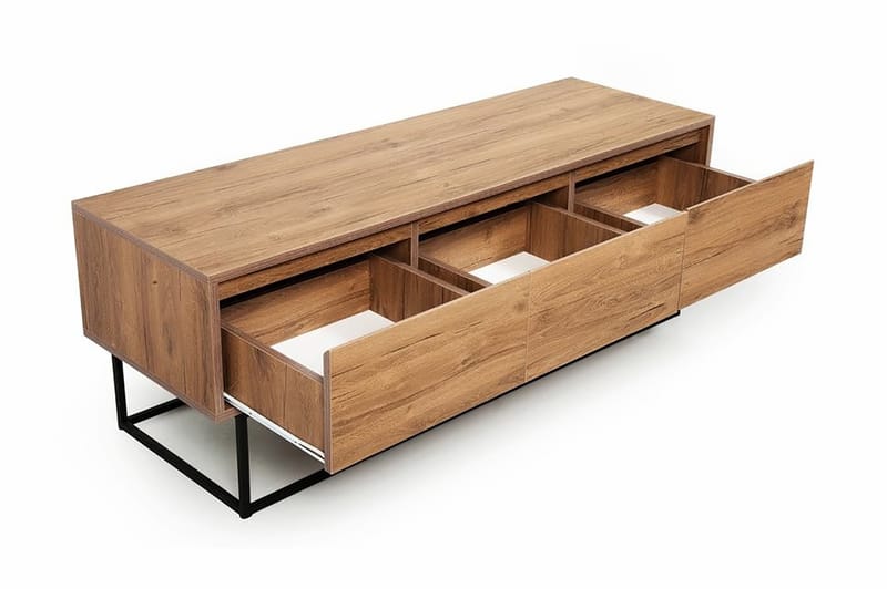 AUKEA TV-bänk 140 cm Brun - Möbler - Vardagsrum - Tv-möbler & mediamöbler - Tv-bänkar