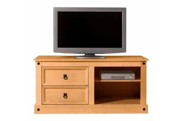 Ayala TV-bänk 120 cm - Ljusbrun - Möbler - Vardagsrum - Tv-möbler & mediamöbler - Tv-bänkar