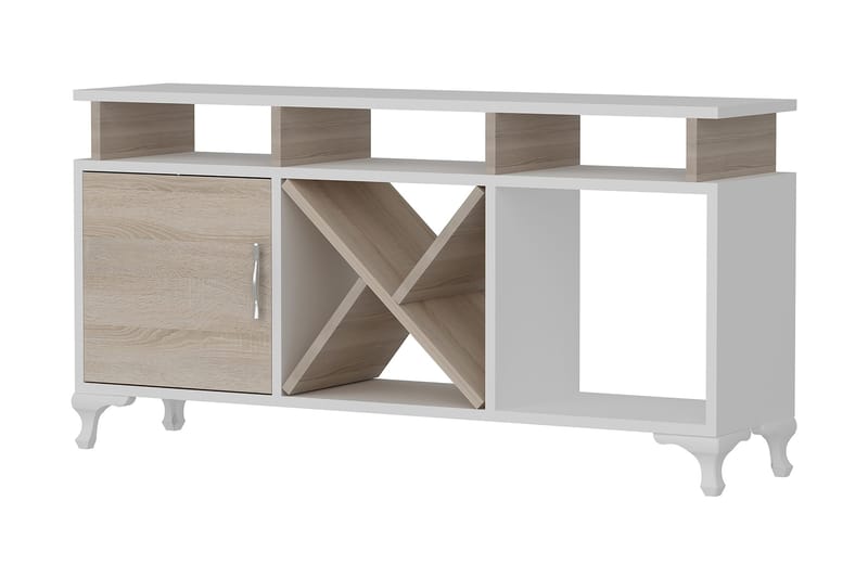 Ayaze Tv-bänk 120 cm - Vit - Möbler - Vardagsrum - Tv-möbler & mediamöbler - Tv-bänkar