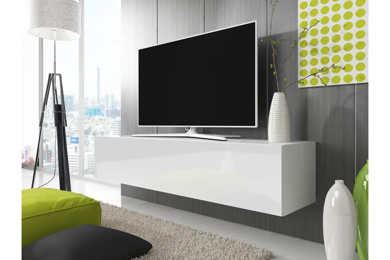 Baneswell TV-Bänk 170 cm - Vit - Möbler - Vardagsrum - Tv-möbler & mediamöbler - Tv-bänkar
