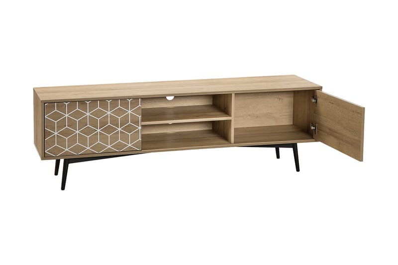 BEITELSPACHER TV-Bänk 160 cm Trä/Natur - Möbler - Vardagsrum - Tv-möbler & mediamöbler - Tv-bänkar