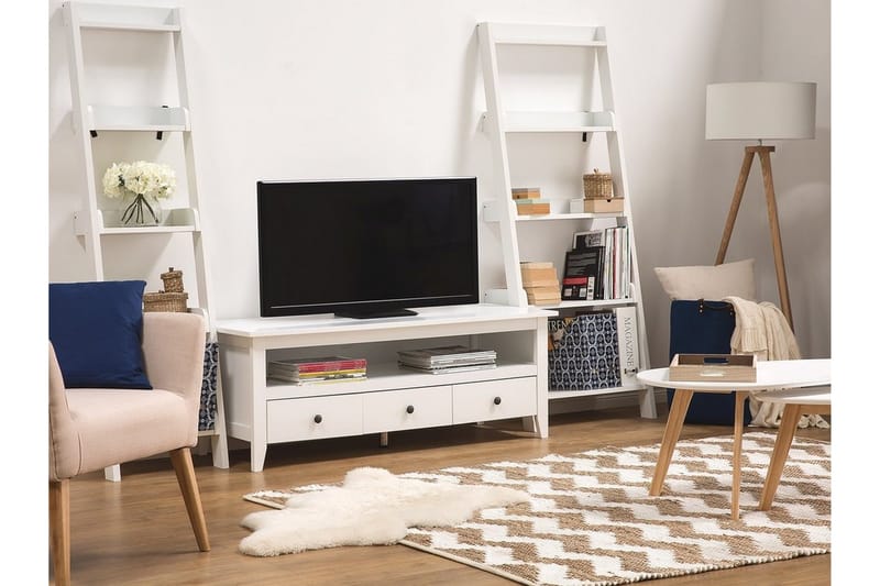 Berkeley Tv-Bänk 49,5x136,5 cm - Vit - Möbler - Vardagsrum - Tv-möbler & mediamöbler - Tv-bänkar