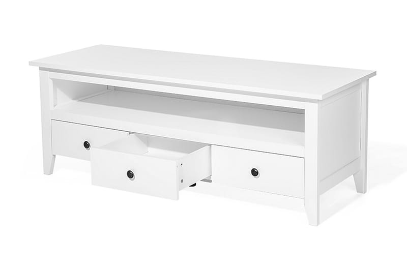 Berkeley Tv-Bänk 49,5x136,5 cm - Vit - Möbler - Vardagsrum - Tv-möbler & mediamöbler - Tv-bänkar