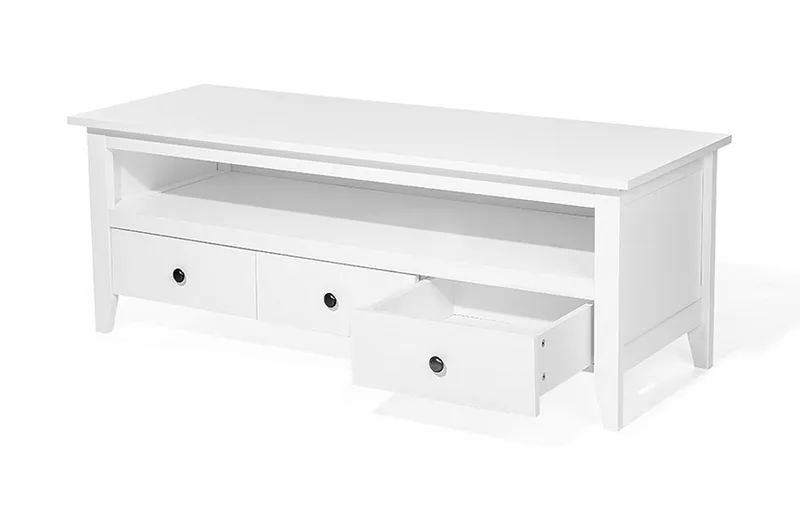 Berkeley Tv-Bänk 49,5x136,5 cm - Vit - Möbler - Vardagsrum - Tv-möbler & mediamöbler - Tv-bänkar