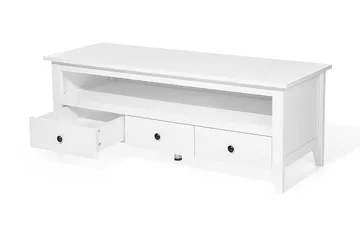 Berkeley Tv-Bänk 49,5x136,5 cm - Vit - Möbler - Vardagsrum - Tv-möbler & mediamöbler - Tv-bänkar