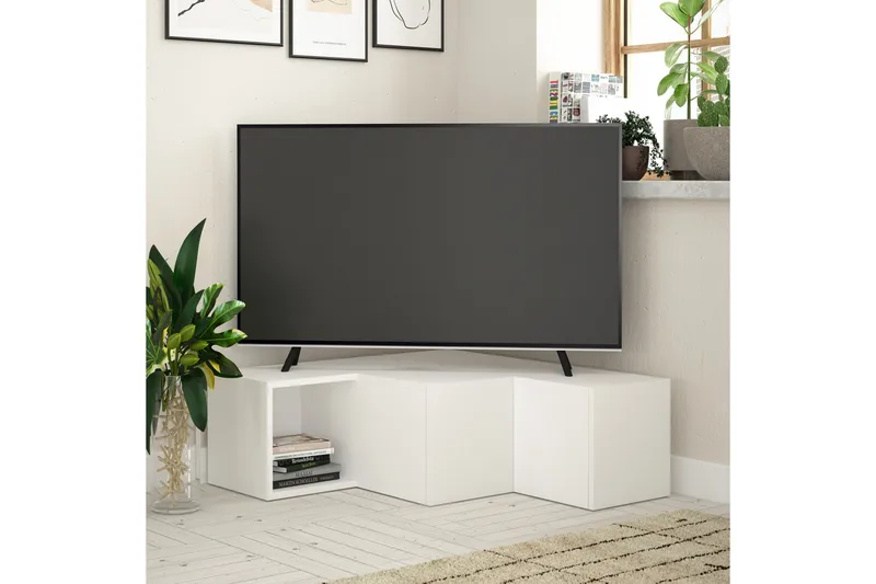 Bodsjö TV-Bänk 92 cm - Vit - Möbler - Vardagsrum - Tv-möbler & mediamöbler - Tv-bänkar