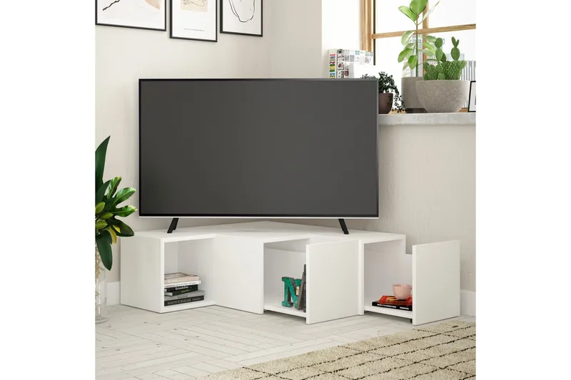 Bodsjö TV-Bänk 92 cm - Vit - Möbler - Vardagsrum - Tv-möbler & mediamöbler - Tv-bänkar