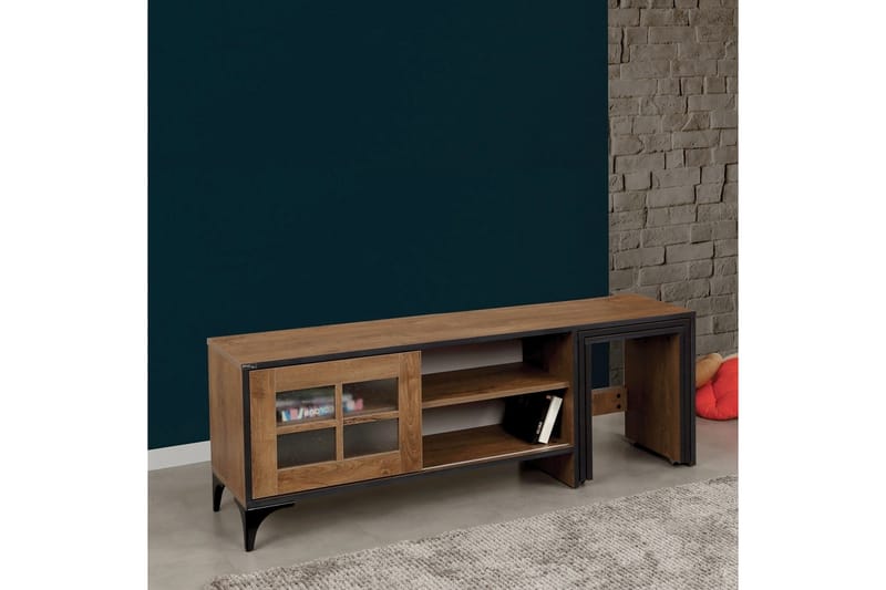 BRADLEY Tv-bänk 150 cm Ek - Ek - Möbler - Vardagsrum - Tv-möbler & mediamöbler - Tv-bänkar