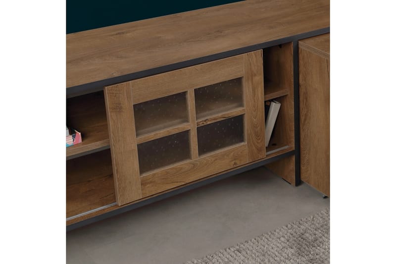 BRADLEY Tv-bänk 150 cm Ek - Ek - Möbler - Vardagsrum - Tv-möbler & mediamöbler - Tv-bänkar