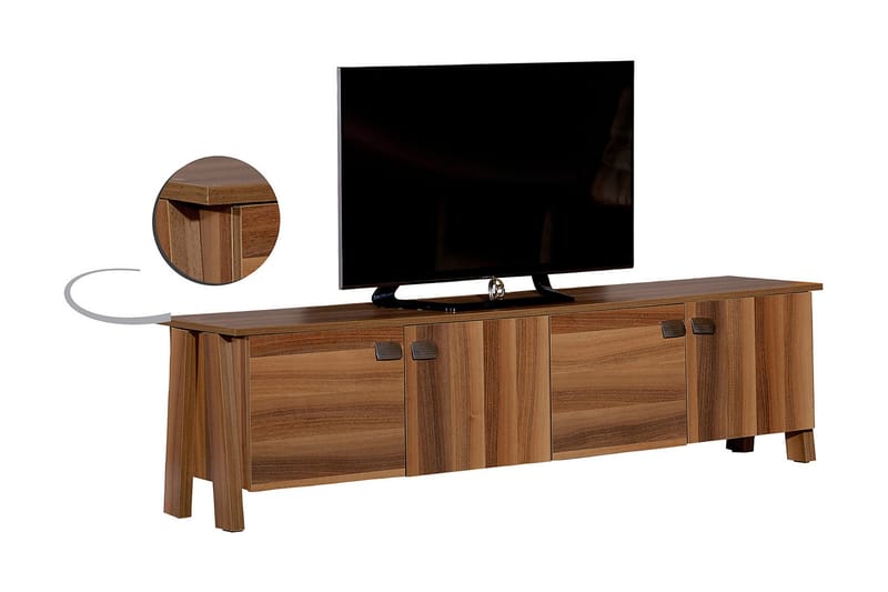 BRADLEY Tv-bänk 189 cm Trä - Trä - Möbler - Vardagsrum - Tv-möbler & mediamöbler - Tv-bänkar