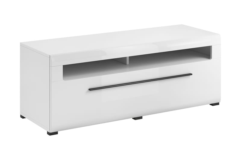 BRANDEH TV-bänk 160 cm Vit - Vit - Möbler - Vardagsrum - Tv-möbler & mediamöbler - Tv-bänkar