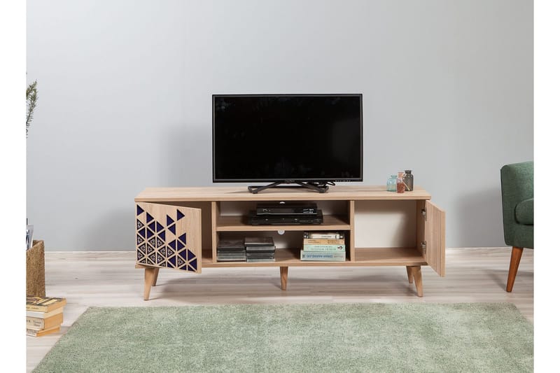Brokind TV-Bänk 140 cm - Brun - Möbler - Vardagsrum - Tv-möbler & mediamöbler - Tv-bänkar