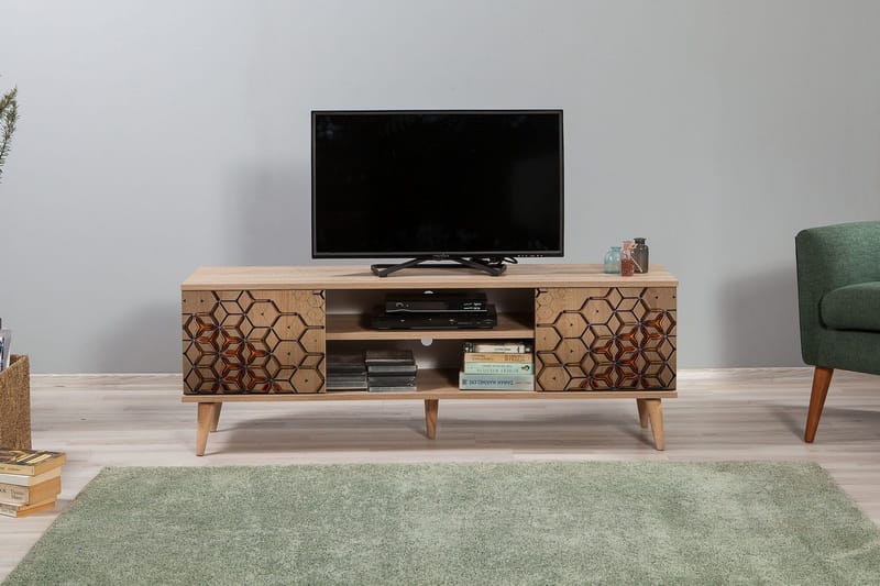 Brokind TV-Bänk 140 cm - Brun - Möbler - Vardagsrum - Tv-möbler & mediamöbler - Tv-bänkar