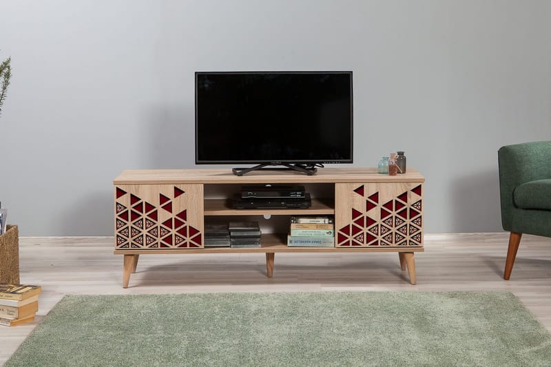 Brokind TV-Bänk 140 cm - Brun - Möbler - Vardagsrum - Tv-möbler & mediamöbler - Tv-bänkar