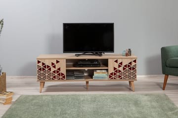Brokind TV-Bänk 140 cm - Brun - Möbler - Vardagsrum - Tv-möbler & mediamöbler - Tv-bänkar