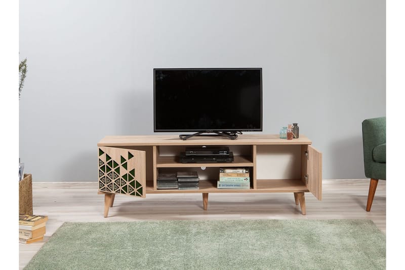 Brokind TV-Bänk 140 cm - Brun - Möbler - Vardagsrum - Tv-möbler & mediamöbler - Tv-bänkar