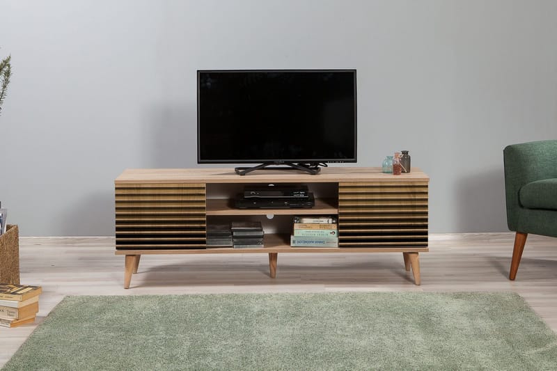 Brokind TV-Bänk 140 cm - Brun - Möbler - Vardagsrum - Tv-möbler & mediamöbler - Tv-bänkar