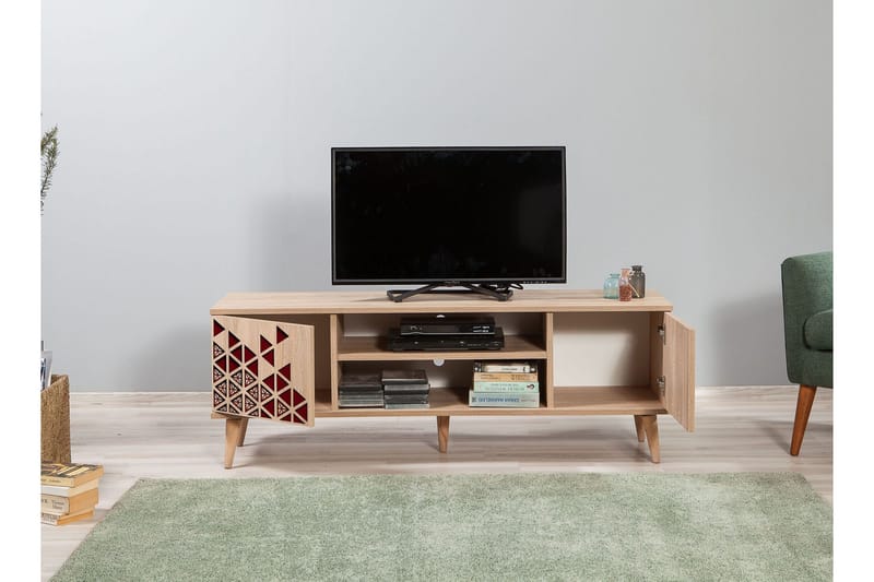 Brokind TV-Bänk 140 cm - Brun - Möbler - Vardagsrum - Tv-möbler & mediamöbler - Tv-bänkar