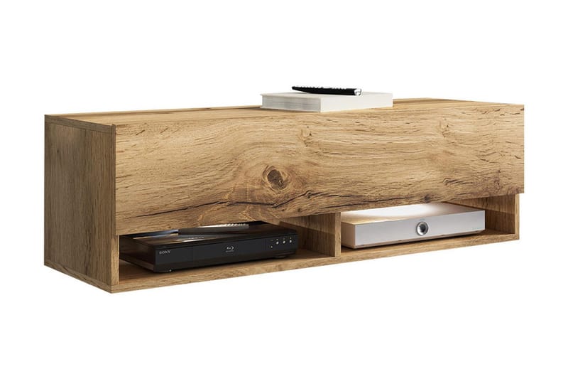 Brya TV-bänk 100 cm LED-belysning, Vit/RGB LED