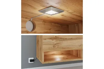 Brya TV-bänk 140 cm LED-belysning - Beige/Vit/RGB LED - Möbler - Vardagsrum - Tv-möbler & mediamöbler - Tv-bänkar