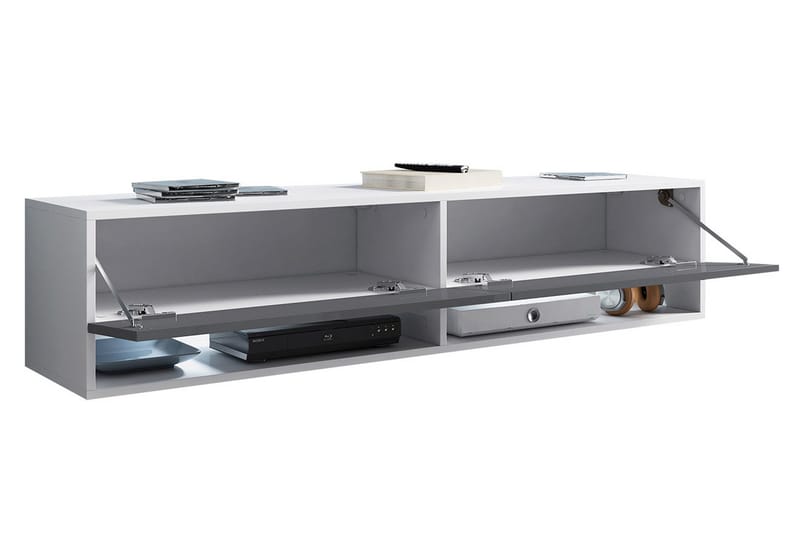 Brya TV-bänk 140x31x30 cm - Beige/Vit - Möbler - Vardagsrum - Tv-möbler & mediamöbler - Tv-bänkar