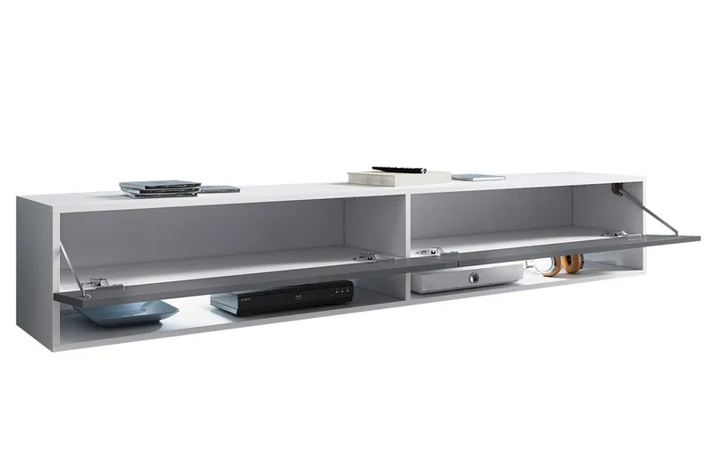 Brya TV-bänk 180 cm LED-belysning - Beige/Blå/RGB LED - Möbler - Vardagsrum - Tv-möbler & mediamöbler - Tv-bänkar