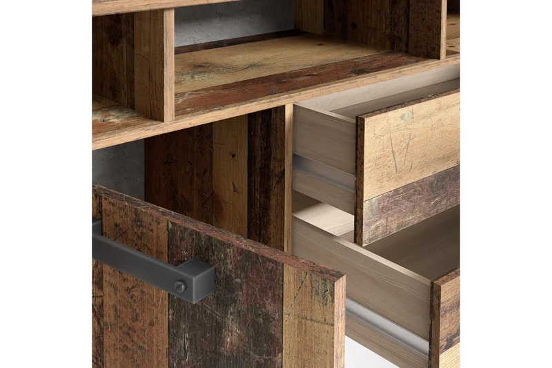 Cadle TV-Bänk 161 cm - Brun/Grå - Möbler - Vardagsrum - Tv-möbler & mediamöbler - Tv-bänkar