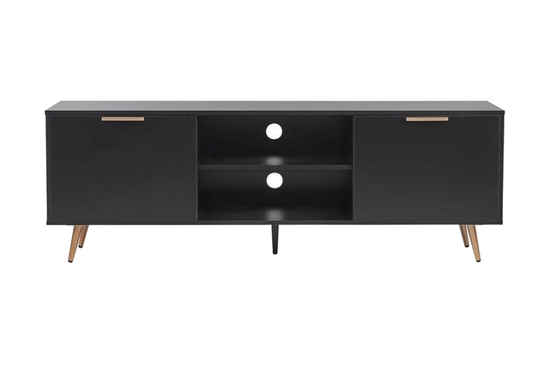 CAHUILLA TV-bänk 166x40 cm Svart - Möbler - Vardagsrum - Tv-möbler & mediamöbler - Tv-bänkar