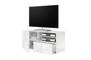 CALI TV-bänk 121 Vit Högglanslack - Möbler - Vardagsrum - Tv-möbler & mediamöbler - Tv-bänkar