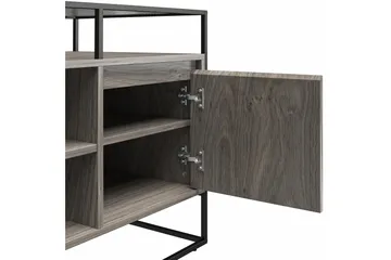 Camley Tv-bänk 136,6x49,8 cm Grå - Dorel Home - Möbler - Vardagsrum - Tv-möbler & mediamöbler - Tv-bänkar