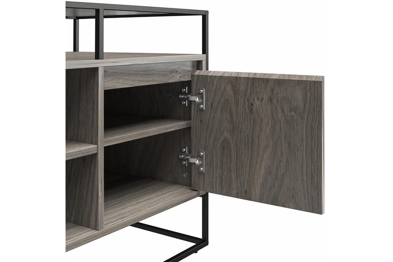 Camley Tv-bänk 136,6x49,8 cm Grå - Dorel Home - Möbler - Vardagsrum - Tv-möbler & mediamöbler - Tv-bänkar