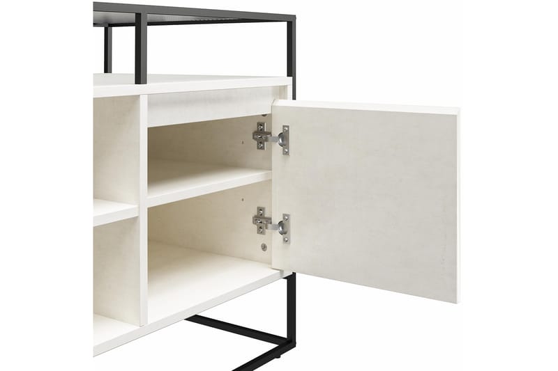 Camley Tv-bänk 136,6x49,8 cm Vit - Dorel Home - Möbler - Vardagsrum - Tv-möbler & mediamöbler - Tv-bänkar