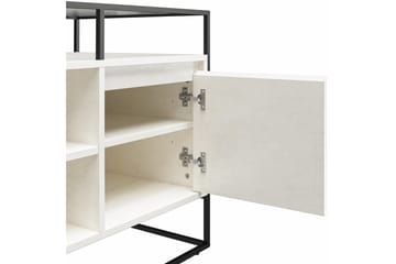 Camley Tv-bänk 136,6x49,8 cm Vit - Dorel Home - Möbler - Vardagsrum - Tv-möbler & mediamöbler - Tv-bänkar