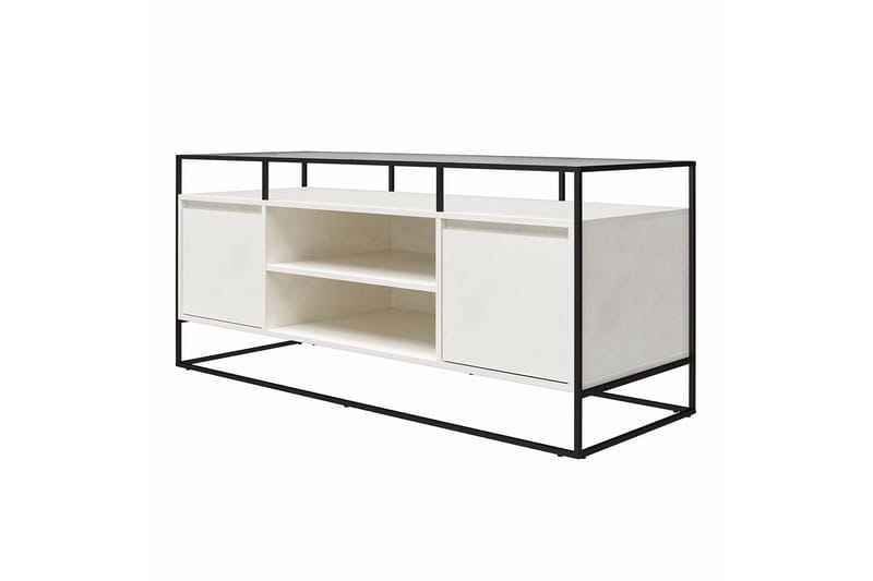 Camley  Tv-bänk 136,6x49,8 cm Vit - Möbler - Vardagsrum - Tv-möbler & mediamöbler - Tv-bänkar
