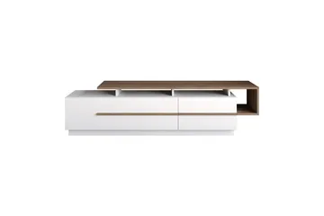 Campora Tv-bänk 150 cm - Mörkbrun/Vit - Möbler - Vardagsrum - Tv-möbler & mediamöbler - Tv-bänkar