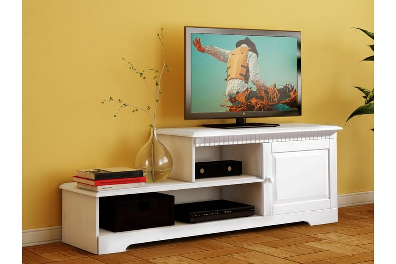 CASTORA TV-bänk 160x55 Vit - Tv-bänkar