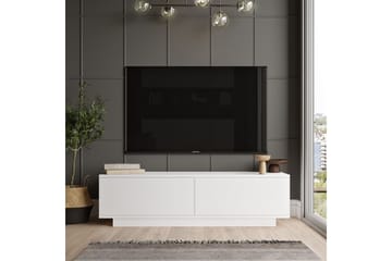 Caswell Golvstående Tv-bänk 140 cm med Förvaring i Målat Trä - Vit - Möbler - Vardagsrum - Tv-möbler & mediamöbler - Tv-bänkar