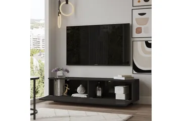 Caswell Tv-bänk 140 cm - Svart - Möbler - Vardagsrum - Tv-möbler & mediamöbler - Tv-bänkar