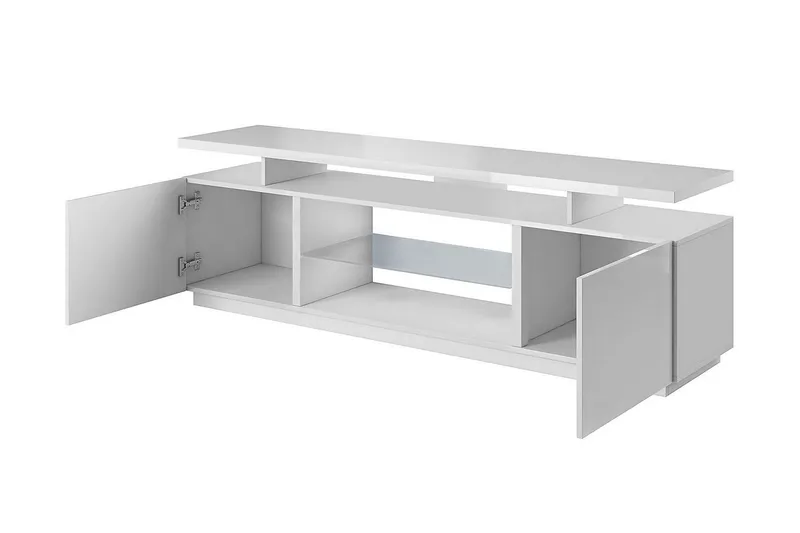 Ceasar TV-bänk 180 cm - Svart - Möbler - Vardagsrum - Tv-möbler & mediamöbler - Tv-bänkar